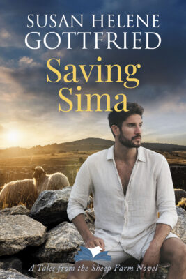 Cover for Susan Helene Gottfried's book, Saving Sima